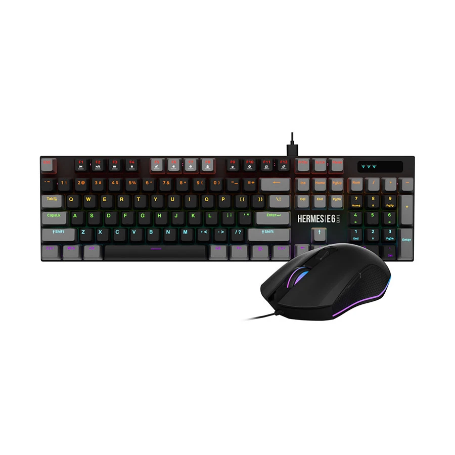 GAMDIAS Hermes E6 Elite Mechanical Gaming Keyboard & Mouse Combo