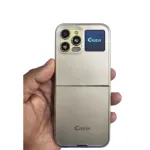 Gretel G7 ফ্লিপ ফোল্ডিং ফোন, ডুয়াল ডিসপ্লে (গোল্ড)