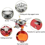 Kovar K-202 পোর্টেবল কার্ড টাইপ গ্যাস স্টোভ