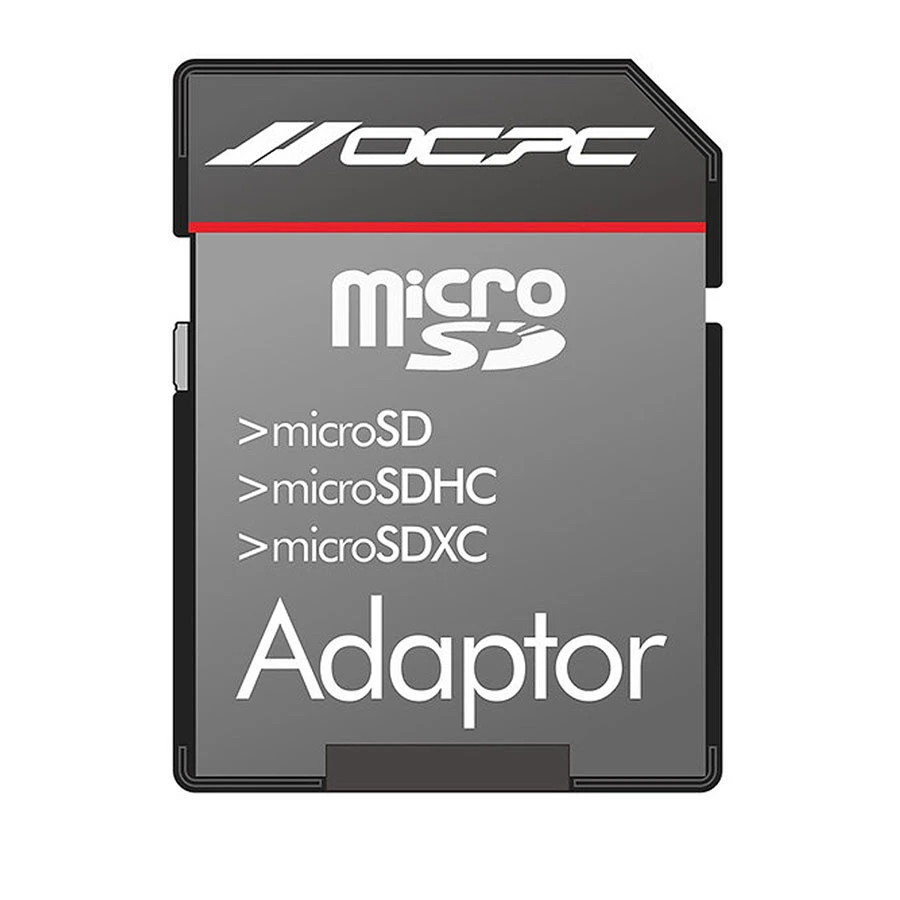 OCPC PRO-X 64GB MicroSDHC/SDXC U1 Class 10 Memory Card with Adapter