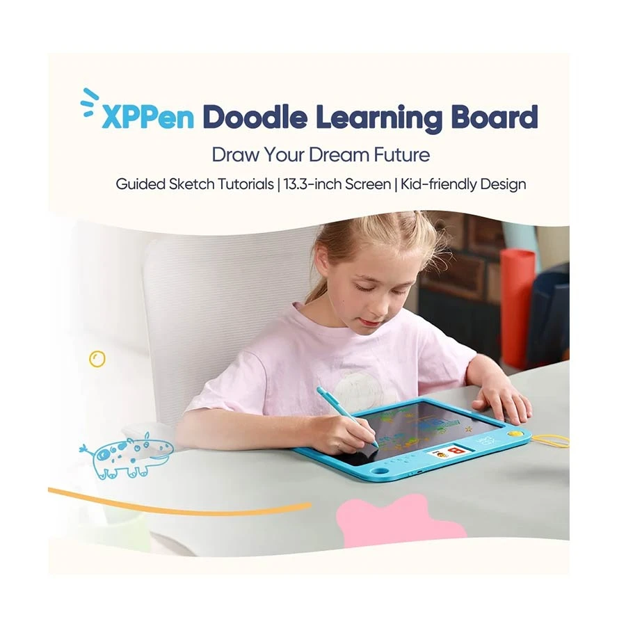XP-Pen CH140 Blue Kids Doodle Learning Board Drawing Tablet