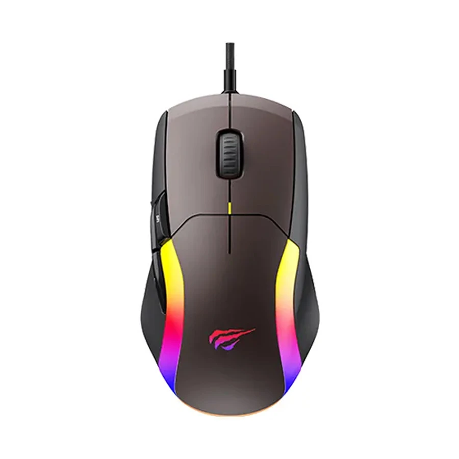 Havit MS959S RGB Wired Black & Ochre Programmable Gaming Mouse