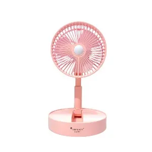 Joykaly YG-737 রিচার্জেবল টেবিল ফ্যান LED লাইটসহ