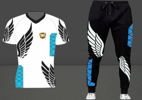 Men's Printed Half Sleeve T-Shirt and Full Pant Set, 4 Colours