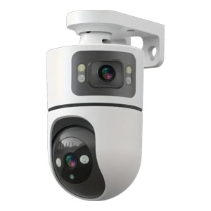 Smart V-380 Q9 হোম ওয়াই-ফাই কালার ক্যামেরা – 2 লেন্স, 3 ভিউ, 1080p