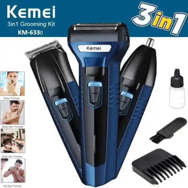 Kemei -6330 মডেল রিচার্জেবল হেয়ার ট্রিমার