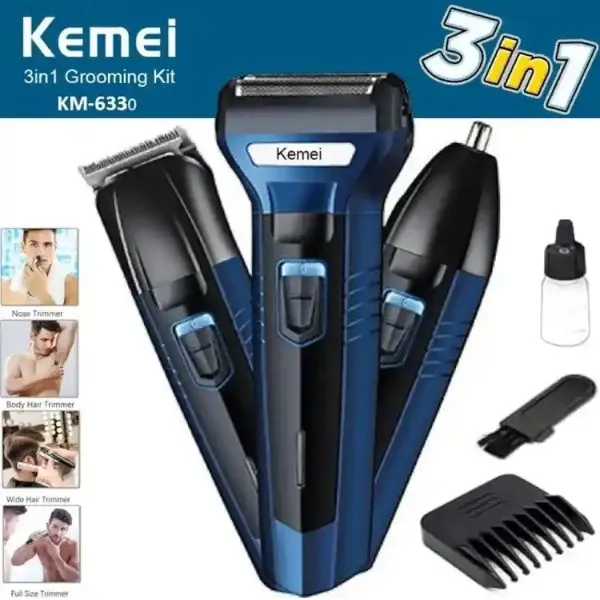 Kemei KM-6330 রিচার্জেবল হেয়ার ট্রিমার