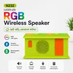 N232 LUCES LED RGB ওয়্যারলেস স্পিকার