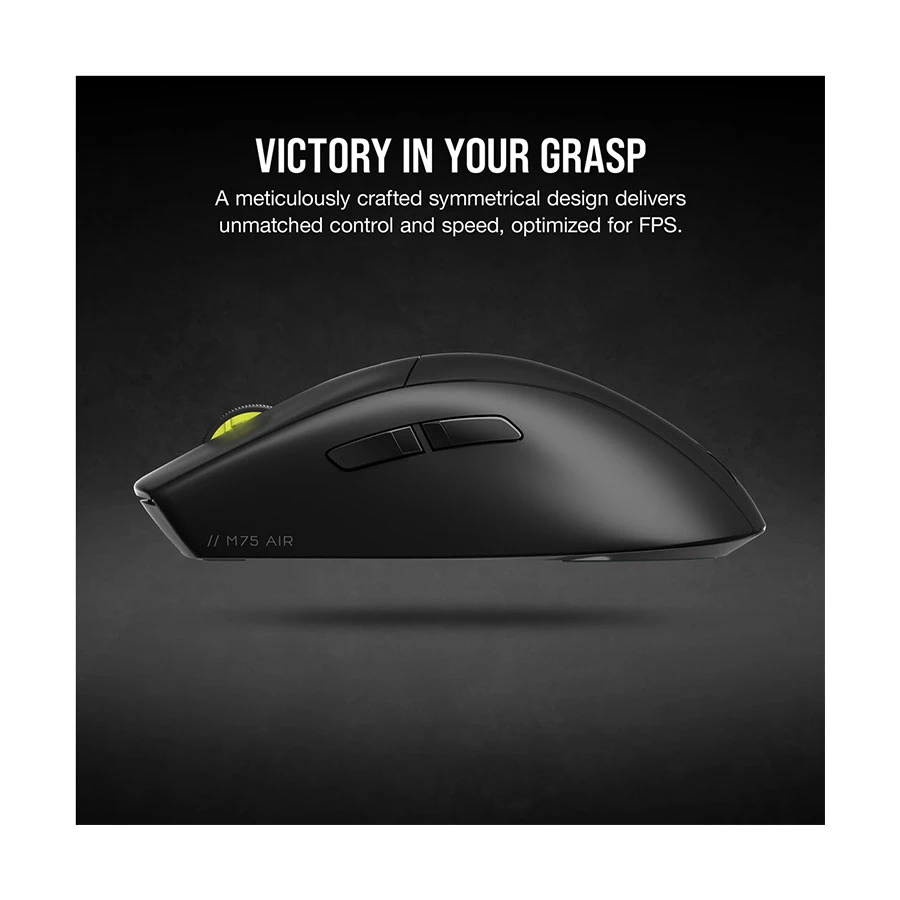 Corsair M75 Air Dual Mode Black Ultra-Lightweight Gaming Mouse