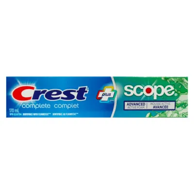 Crest Complete Plus Scope Advance অ্যাকটিভ ফোম টুথপেস্ট 170ml