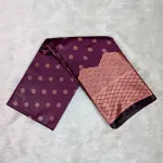 সিল্ক কাতান শাড়ি, জরি বুননের এক্সক্লুসিভ ডিজাইন