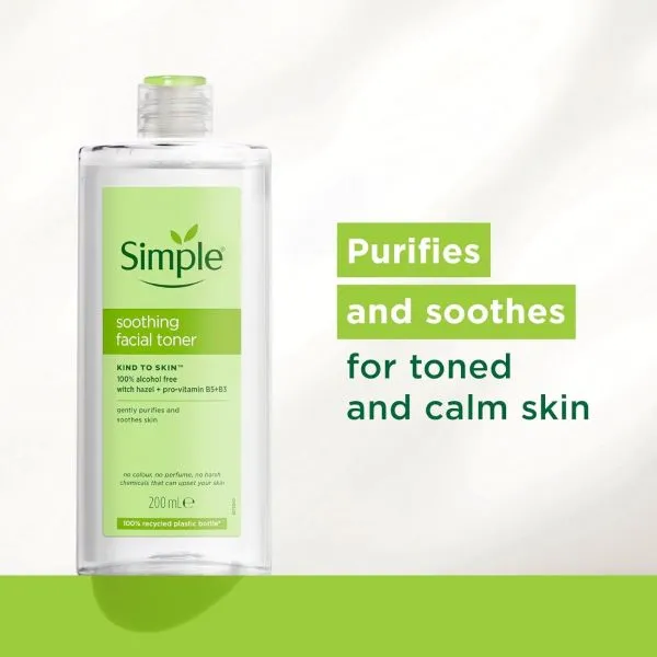 Simple Kind to Skin Soothing ফেসিয়াল টোনার 200ml