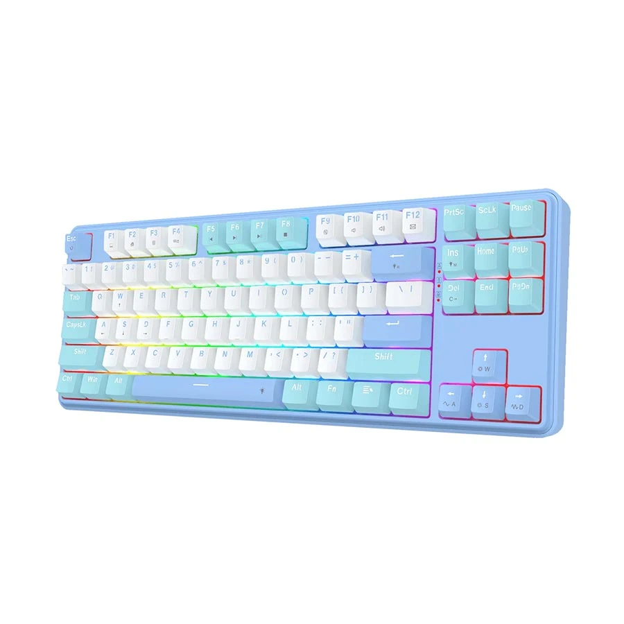 Redragon Star Blade K707 RGB Hot Swap Mechanical Keyboard White Blue