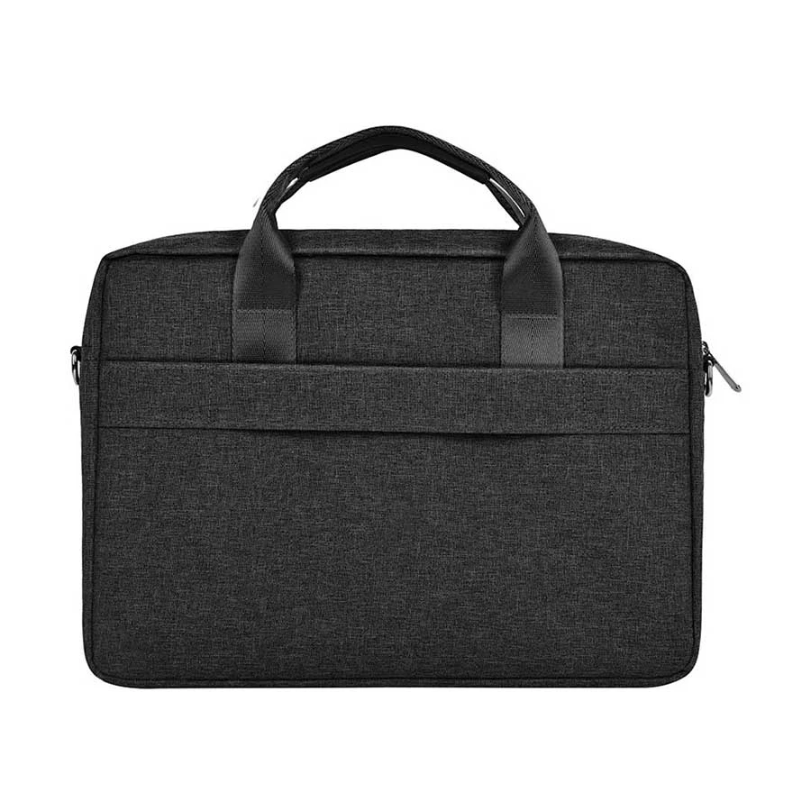 WiWU Minimalist Pro 2 14 Inch Black Laptop Bag with Shoulder Strap