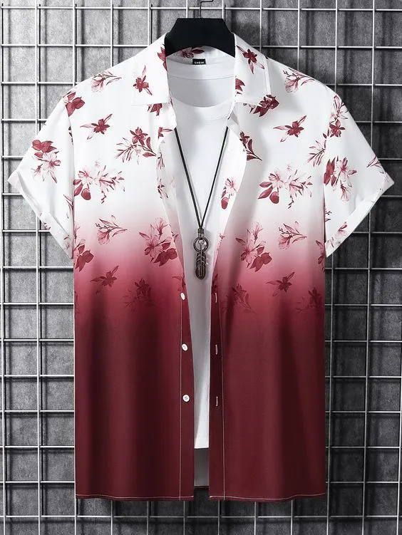 Men's Half Sleeve Cotton Shirt for Summer, M to XXL