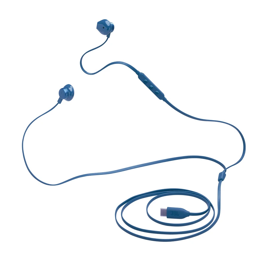 JBL Tune 305C USB Type-C Wired In-Ear Blue Earphone