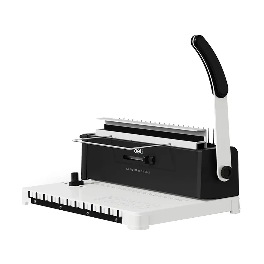 Deli ET325 A4 Comb & Wire Binding Machine, 280 Sheet Bind