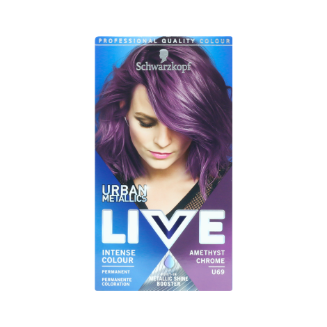 Schwarzkopf Live Intense Colour - U69 Amethyst Chrome (Germany)