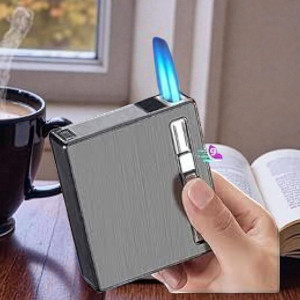 Multi-functional Gas and Electric Cigarette Case