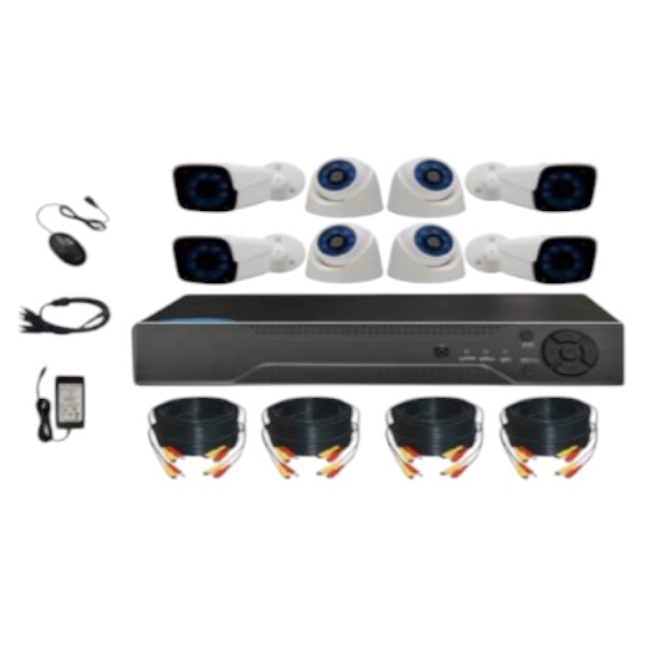 VISION CCTV 8 চ্যানেল 2MP DVR কিট BK-AH7208DB
