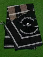 Tangail Half Silk Saree with Running Blouse, 12.5 Haath