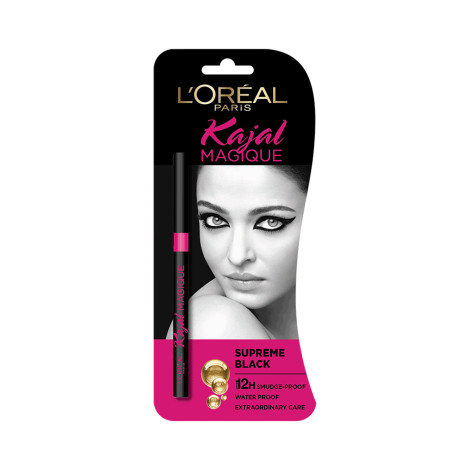 L'Oreal Paris Kajal Magique 12H ওয়াটারপ্রুফ কাজল Supreme Black 0.35g