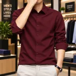 Men's Soft Crinkle Texture Fabric Full Sleeve Shirt, M to XXL