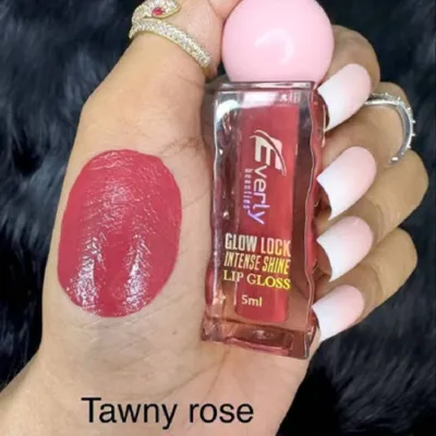 Everly Beauties Glow Lock ইনটেন্স শাইন লিপ গ্লস - Tawny Rose