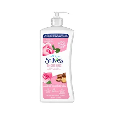ST.Ives Rose & Argan Oil স্মুদিং বডি লোশন 621ml