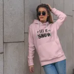WinterWhisper মেয়েদের শীতের হুডি, গোলাপি
