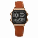 Casio Illuminator লেদার স্ট্র্যাপ ঘড়ি – ইলুমিনেটর লাইটসহ