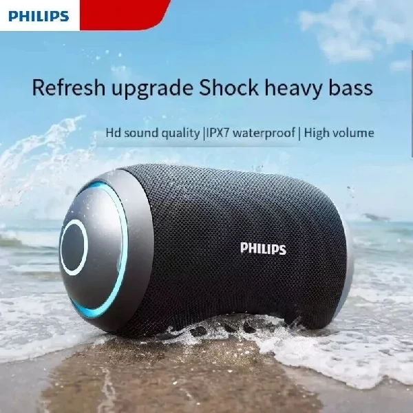 Philips TAS3209 পোর্টেবল ওয়্যারলেস IPX7 ওয়াটারপ্রুফ ব্লুটুথ স্পিকার