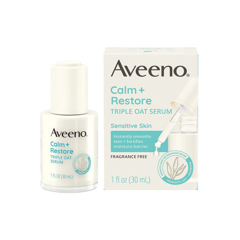 Aveeno Calm + Restore ট্রিপল ওট ফেস সিরাম 30ml