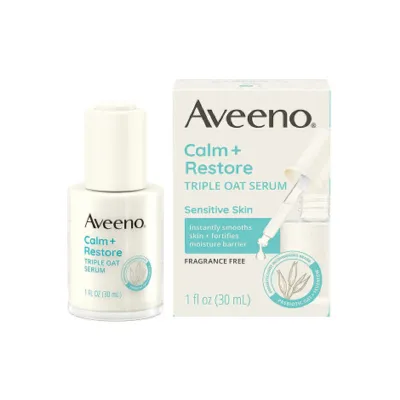 Aveeno Calm + Restore ট্রিপল ওট ফেস সিরাম 30ml