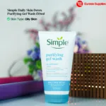 Simple ডেইলি স্কিন ডিটক্স পিউরিফাইং জেল ওয়াশ 150ml