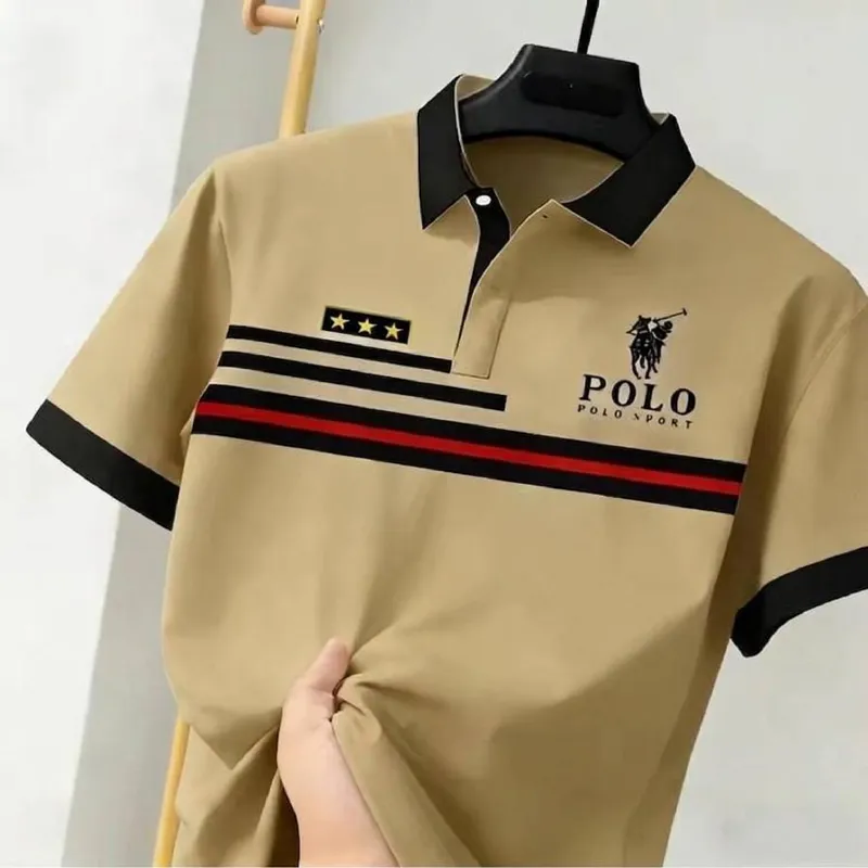 ছেলেদের নিট-ডাইড PK কটন পোলো শার্ট, 210 GSM, 6 রঙে
