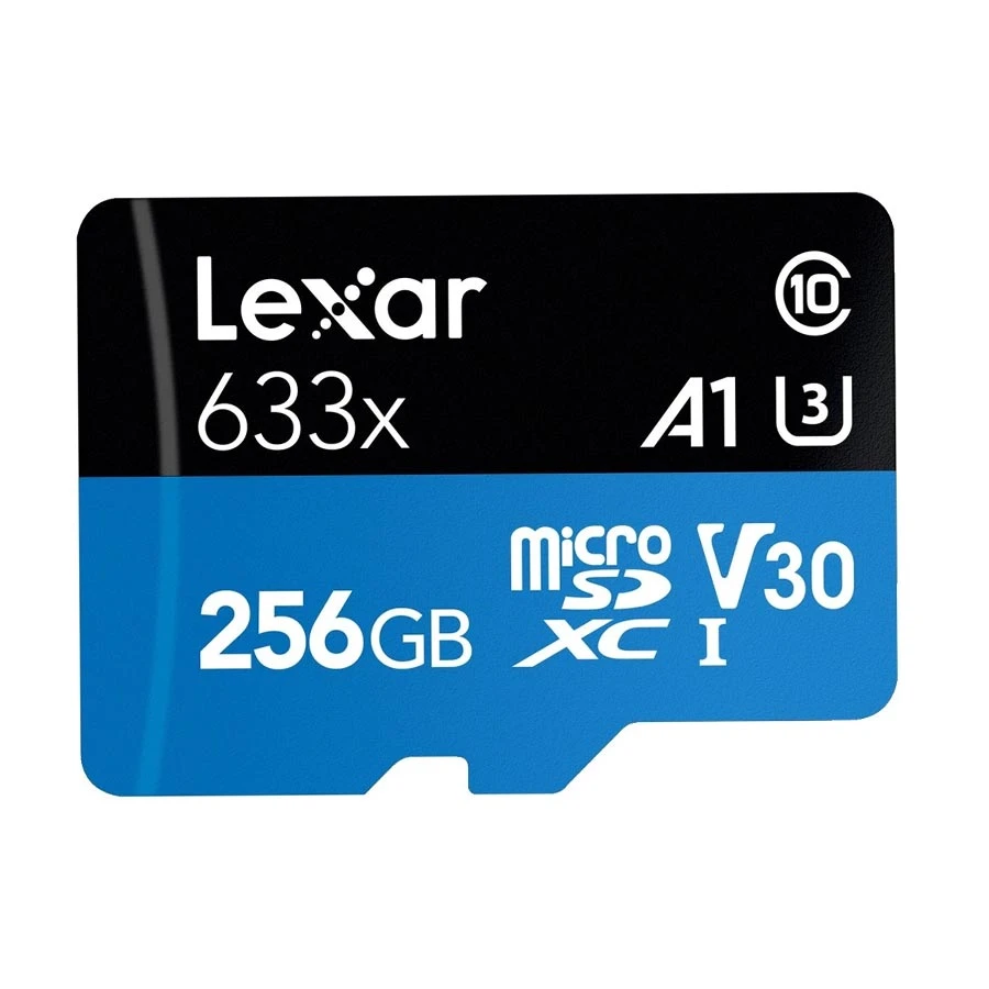 Lexar High-Performance 633x 256GB microSD Memory Card with Adapter