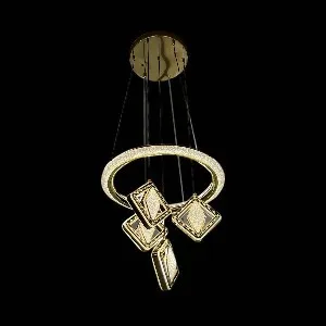 Qulik ডায়মন্ড আকৃতির হ্যাঙ্গিং LED ঝাড়বাতি (QL-703)