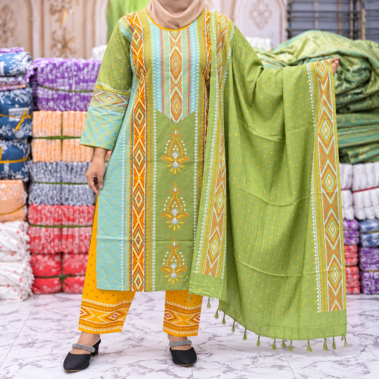 Premium Cotton Three-Piece Collection