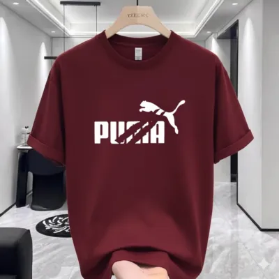 Men's Drop Shoulder T-Shirt, Cotton Spandex Mix, 220 GSM DTF Print