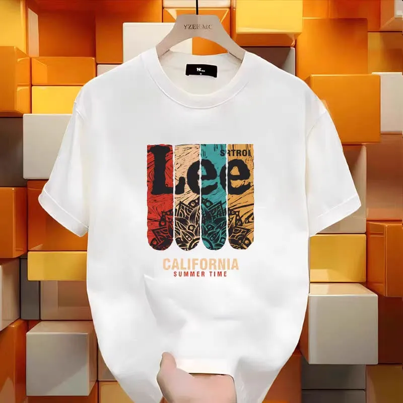 Men's 220 GSM DTF Print Drop Shoulder T-Shirt, M to XXL