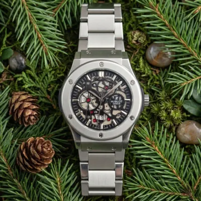 Hublot মেকানিক্যাল ওয়াটার রেজিস্ট্যান্ট স্টেইনলেস স্টিল ঘড়ি