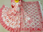 Resham Silk Saree with Screen Print and Blouse Piece