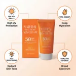 3W Clinic ন্যাচারাল ভিটা-ময়েস্ট সান ক্রিম SPF50+ 70ml