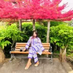 Floral Fusion লিনেন টু পিস সেট