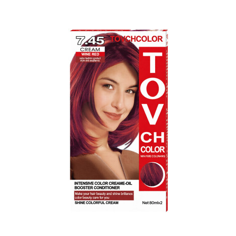 Tovch Hair color - 7.45 Wine Red (China)