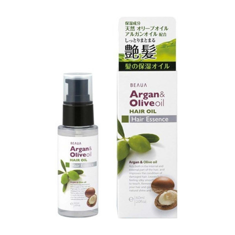 Beaua Argan & Olive Oil Hair Oil 60ml (Japan)