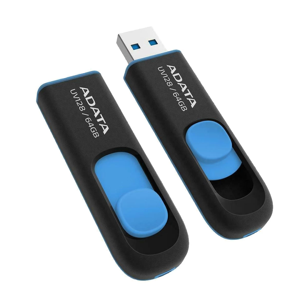 ADATA UV128 64GB Black-Blue USB 3.2 Pen Drive