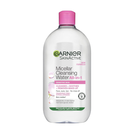 Garnier Skin Active মাইসেলার ক্লেনজিং ওয়াটার, সেনসিটিভ স্কিনের জন্যও 700ml