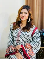 মেয়েদের মাজোলিকা প্রিন্ট কো-অর্ড সেট, 6টি রং